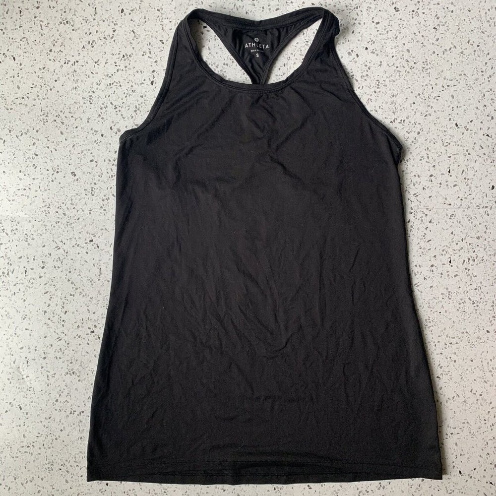 Athleta Racerback Tank Black Size Small